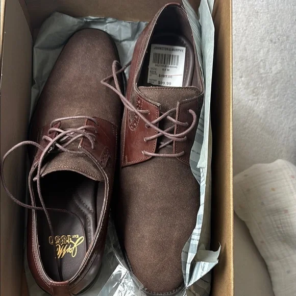 Johnston & Murphy | Shoes | Johnston Murphy Mens Brown Leather Shoes |  Poshmark